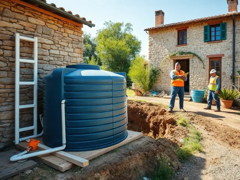 Fosa para Casa de Campo: Instalación de fosas sépticas para masías y casas rurales aisladas sin alcantarillado en la Girona interior.