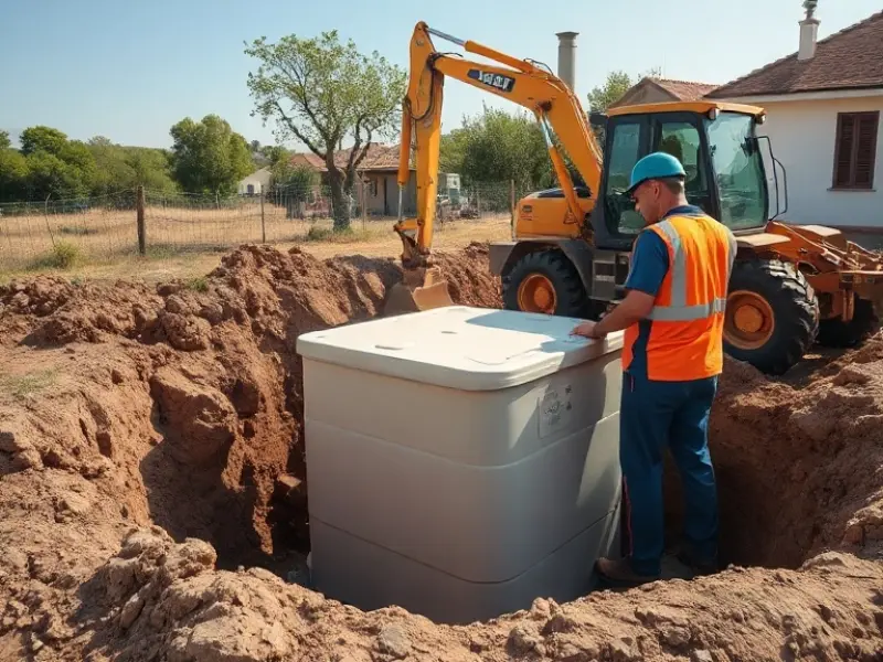 Instalación: Instalación y reforma de fosas sépticas homologadas con presupuesto cerrado: excavación, fosa y conexión.