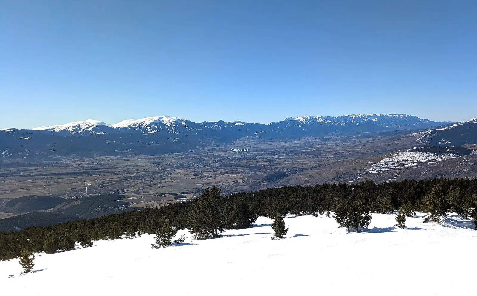 Paisaje de Cerdanya (Pirineo), Girona